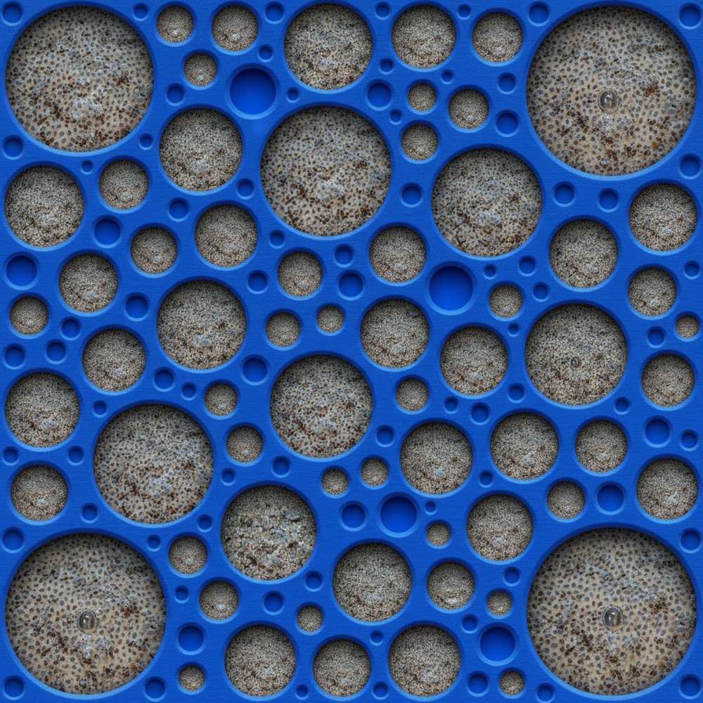 無数の穴